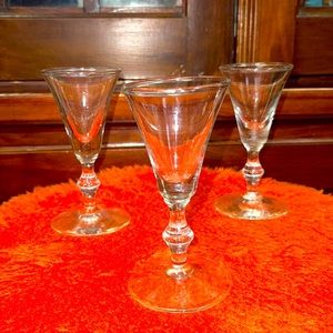 Vodka glasses set of three